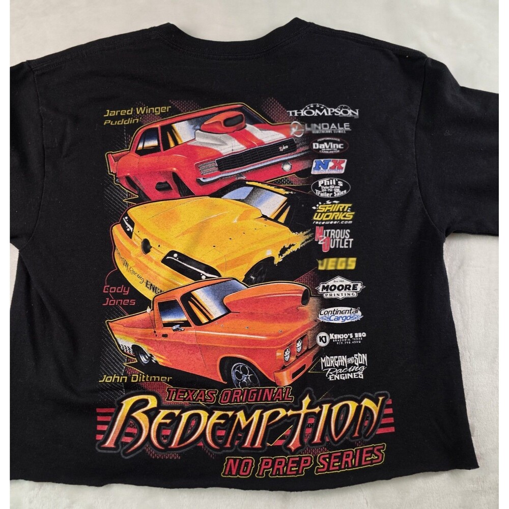 Vintage Gildan Texas Racing Car Shirt Men's Size‎ Medium